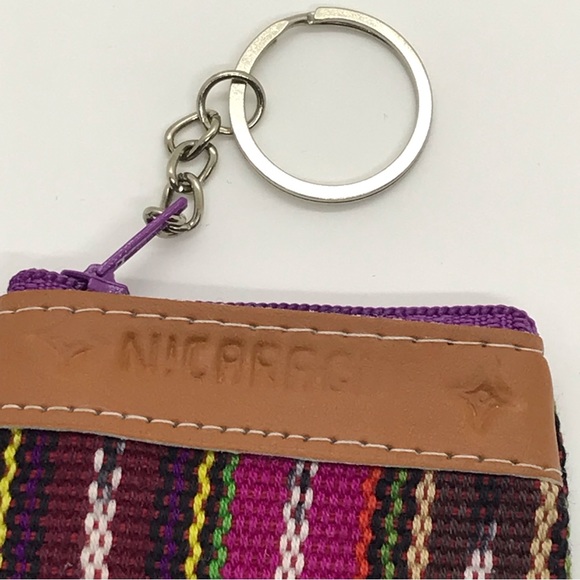 Mini Monedero de Nicaragua coin purse small artesanal Keychain - Picture 3 of 6